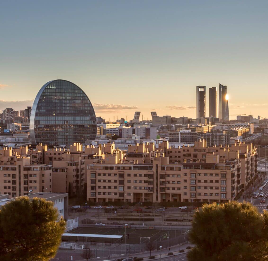 Madrid skyline