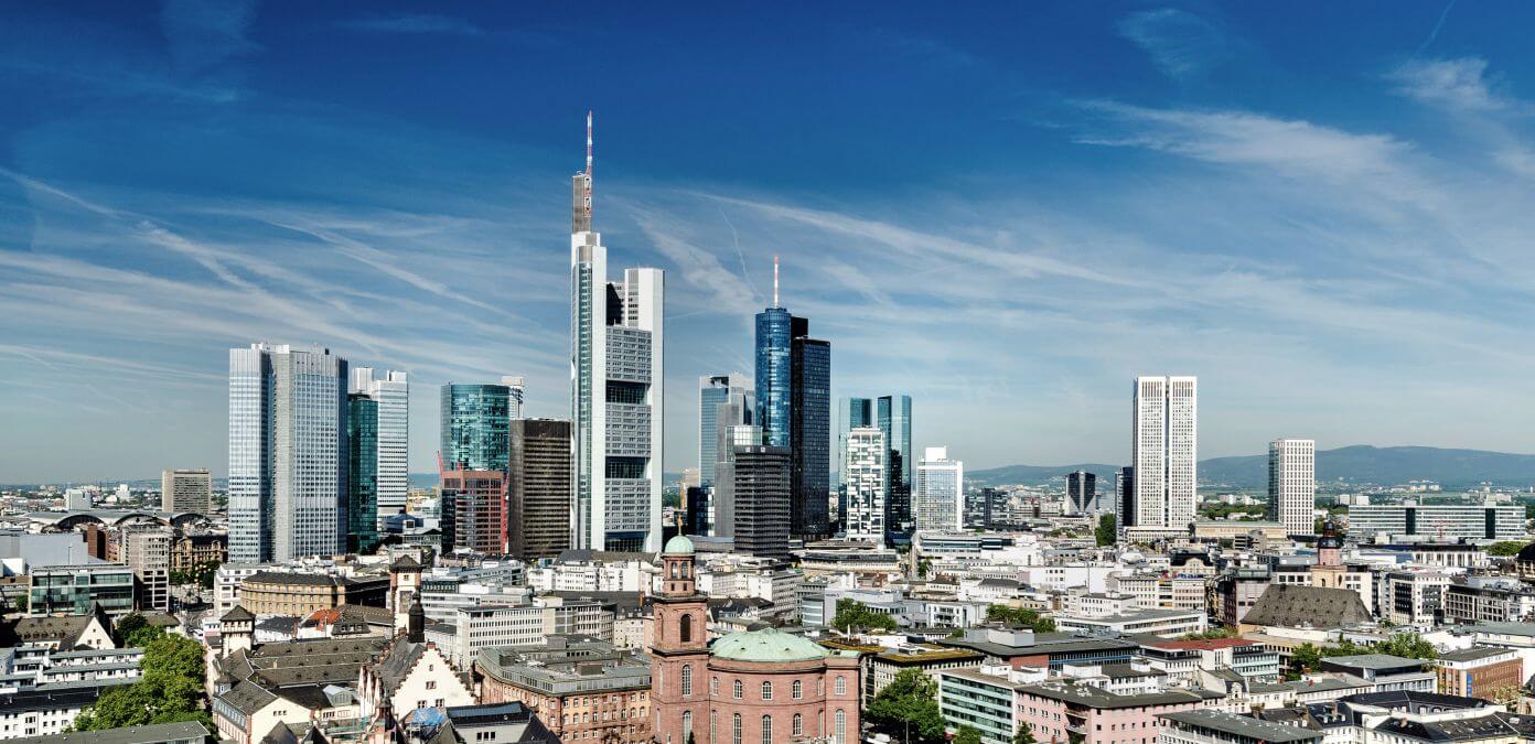 Skyline of a city